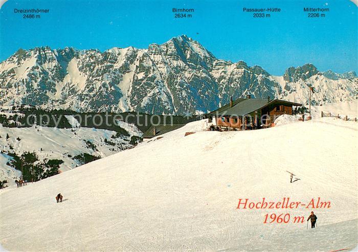 Zell See Hochzeller Huette Almrestaurant Wintersportplatz Schmittenhoehe Hohe Ta
