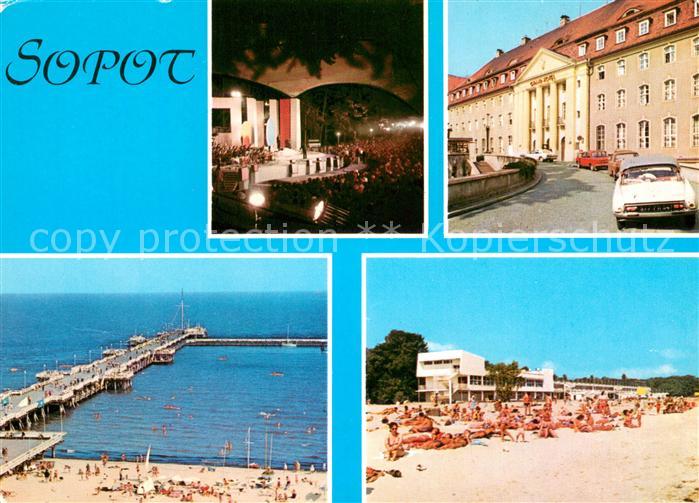 Zoppot Sopot Opera Lesna Grand Hotel Molo Lazienki Polnocne