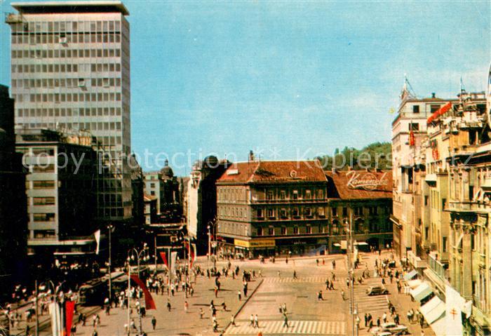 Zagreb Trg Republike Platz der Republik