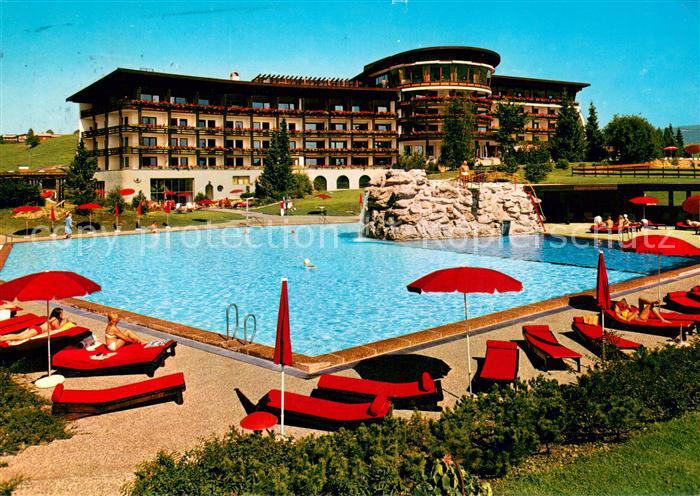 Sonthofen Oberallgaeu Kur- und Sporthotel Sonnenalp Freibad