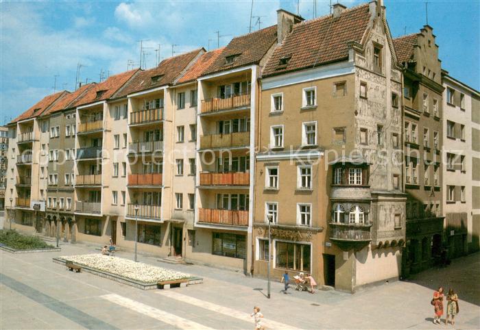 Legnica Haeuserpartie Innenstadt Historische Gebaeude Marktplatz