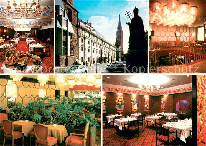 Budapest Hotel Restaurant Kalocsa Espresso Margareta Statue Pope Ince