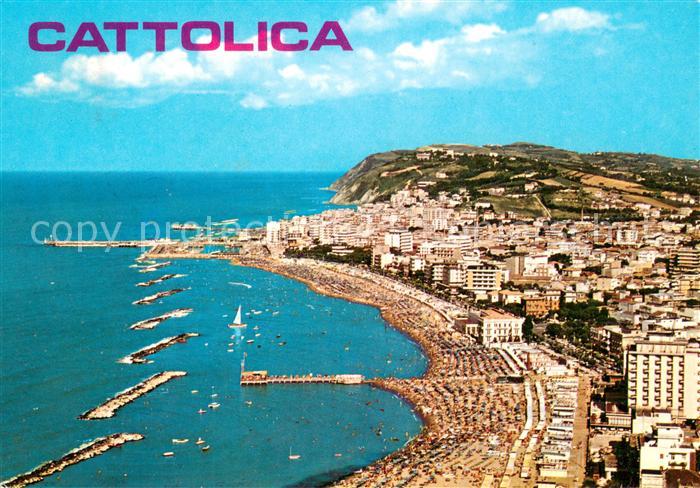 Cattolica Rimini Veduta aerea