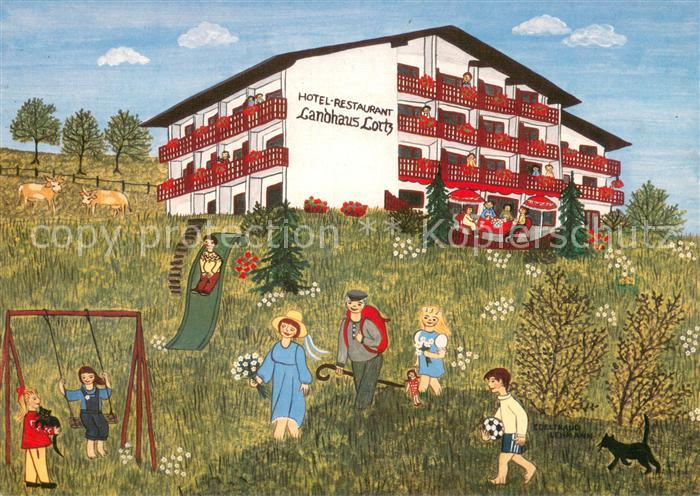 Eberbach Odenwald Ferienhotel Landhaus Lortz Kuenstlerkarte