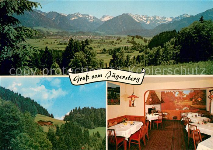 Oberstdorf Panorama Hotel Pension Berggasthof Jaegersberg Gaststube