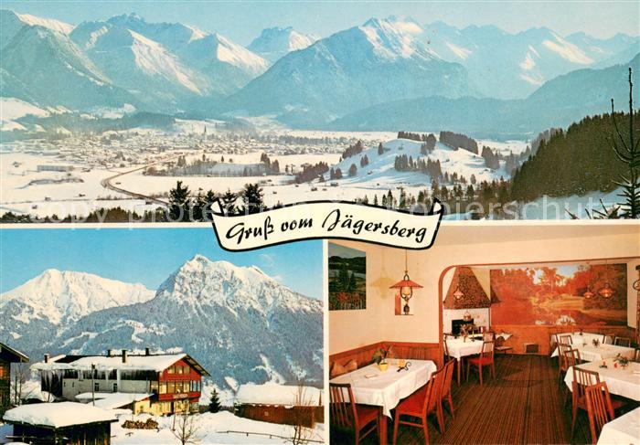 Oberstdorf Panorama Hotel Pension Berggasthof Jaegersberg Gaststube