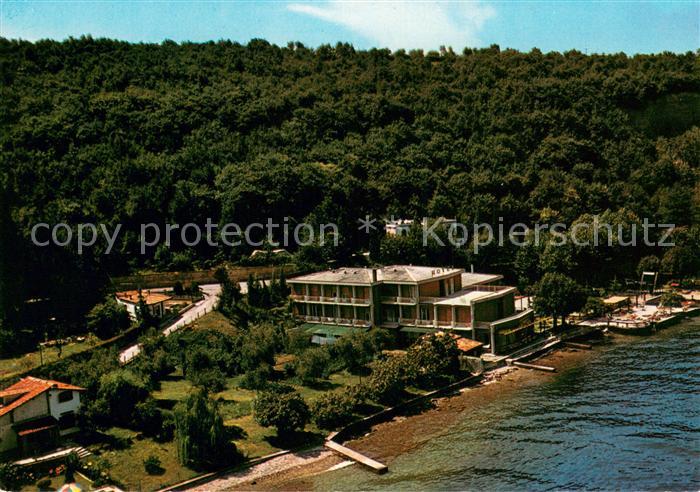 San Felice del Benaco Hotel Garden am Gardasee Fliegeraufnahme
