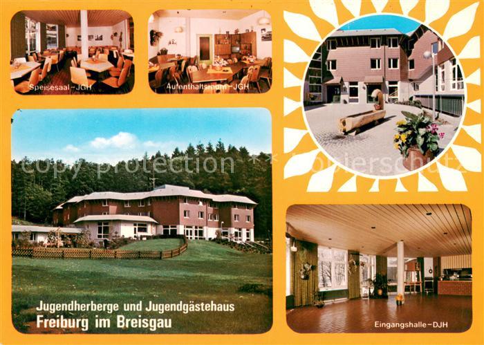 Freiburg Breisgau Jugendherberge Jugendgaestehaus Speisesaal Aufenthaltsraum Ein
