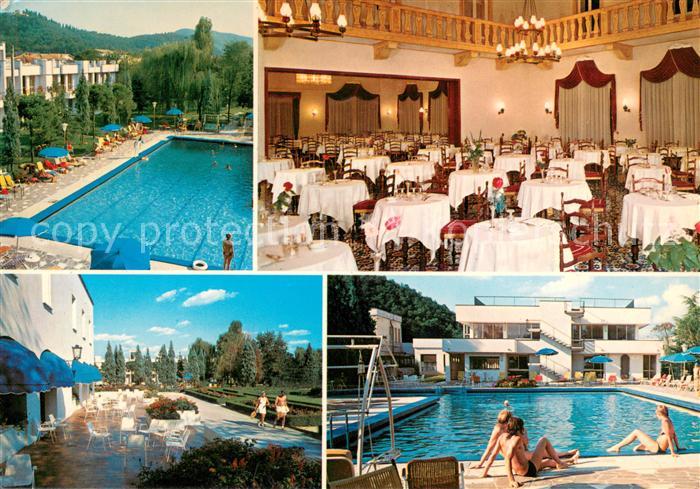 Abano Terme Hotel Ermitage Bel Air Speisesaal Pools Terrasse