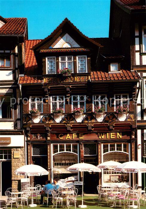 Wernigerode Harz Cafe Wien Terrasse