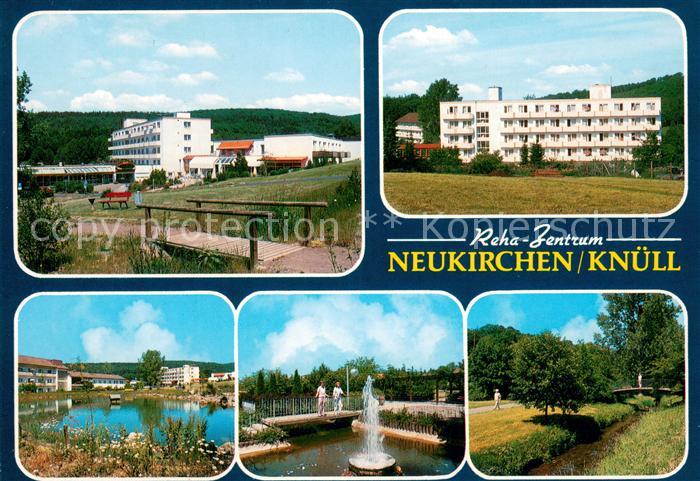 Neukirchen Knuellgebirge Reha Zentrum Badesee Springbrunnen Park