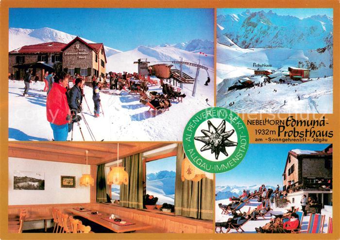 Oberstdorf Edmund Probsthaus Nebelhorn Gaststube Terrasse