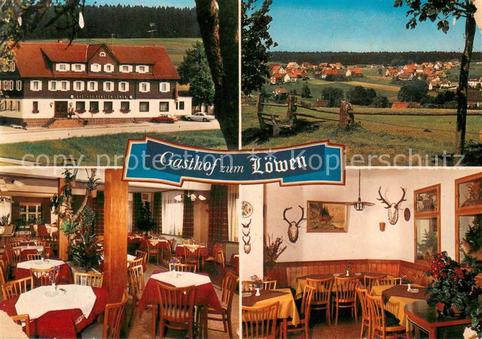 Seewald Besenfeld Gasthof zum Loewen Gastraeume Panorama