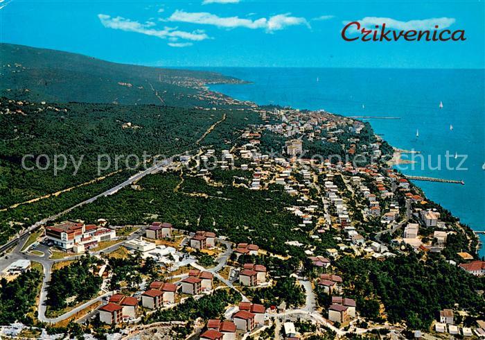 Crikvenica Kroatien Fliegeraufnahme
