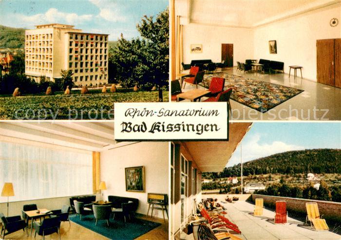 Bad Kissingen Rhoen Sanatorium Aufenthaltsraeume Terrasse