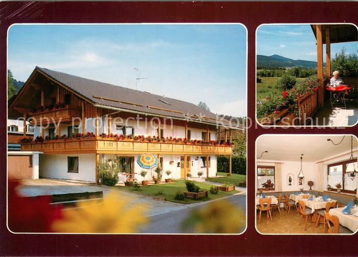 Bodenmais Pension Silvestri Balkon Gaststube