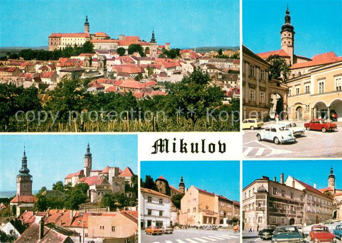 Mikulov Nikolsburg Suedmaehren Mestska pamatkova rezervace a stredisko zname vin