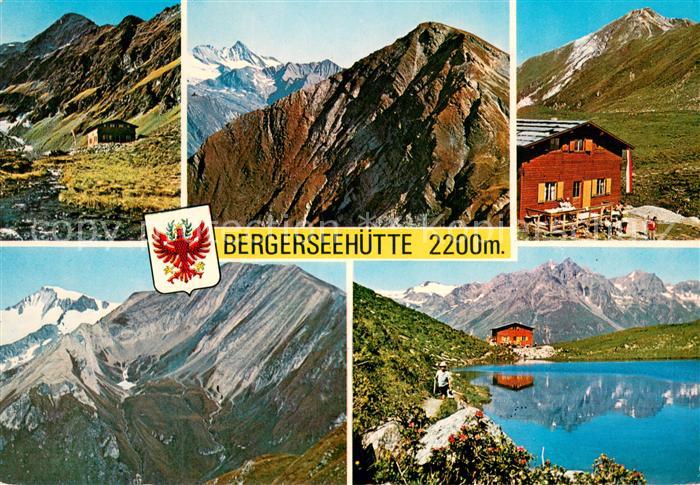 Bergerseehuette Praegraten Lasoerling Bergerkogel Grossglockner Huette mit Berge