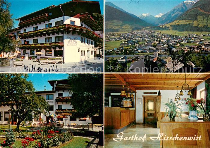 Mittersill Oberpinzgau Gasthof Hirschenwirt Gaststube Garten Panorama