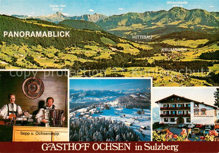 Sulzberg Vorarlberg Panorama Gasthof Ochsen Duo Sepp und Ochsensepp