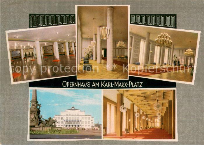 LEIPZIG Sachsen Opernhaus am Karl Marx Platz
