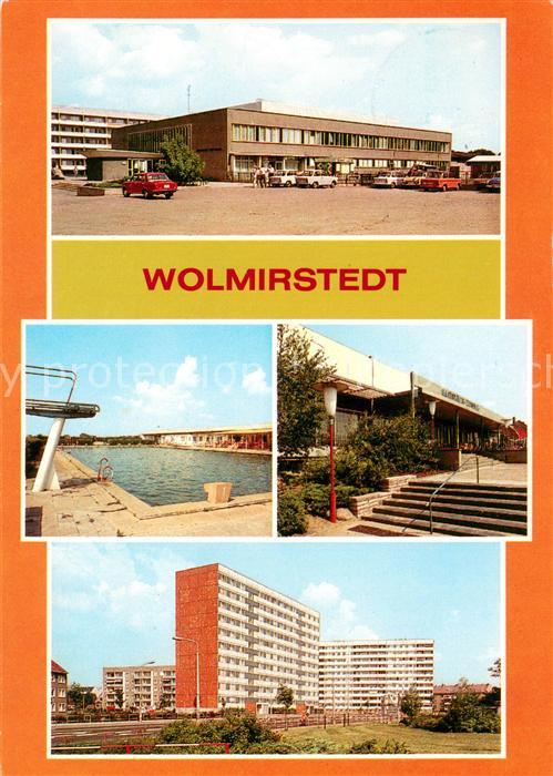 Wolmirstedt Kreiskulturhaus Freibad HO Gaststaette Kristall Geschwister Scholl S