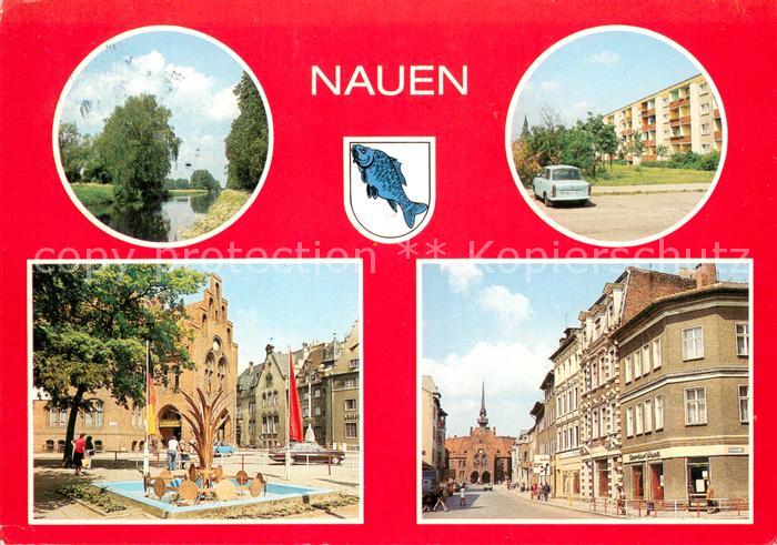 Nauen Havelland Grosser Havellaendischer Hauptkanal Strasse des Friedens Ernst T