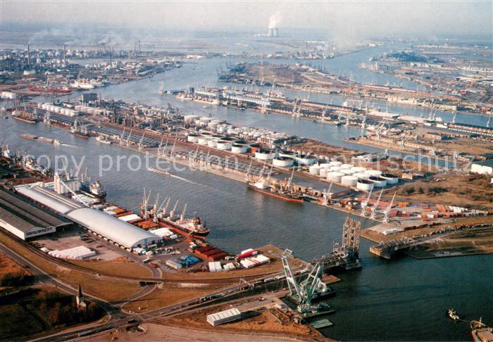 Antwerpen Anvers Vue aérienne du port
