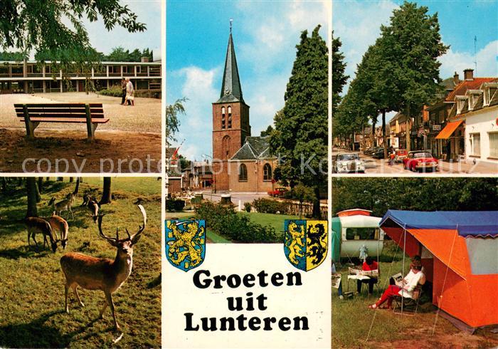 Lunteren De Blije Werelt Ned. Herv. Kerk Dorpstraat Herten Kamperen