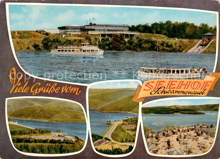 Heimbach Eifel Seehof Schwammenauel Stausee Staudamm Fliegeraufnahme