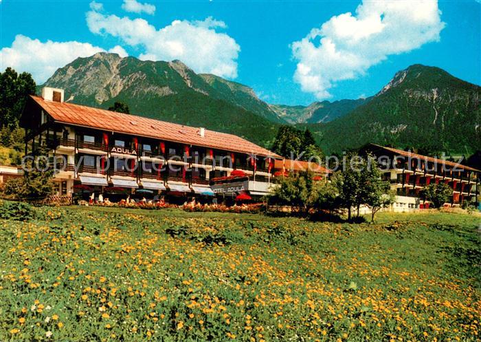 Oberstdorf Kurhotel Adula im Sommer Allgaeuer Alpen