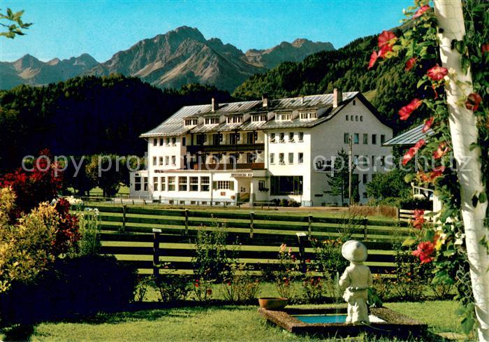 Oberstdorf Hotel Wittelsbacherhof Parkanlagen Allgaeuer Alpen