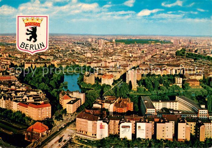 BERLIN CITY Stadtpanorama Blick vom Funkturm