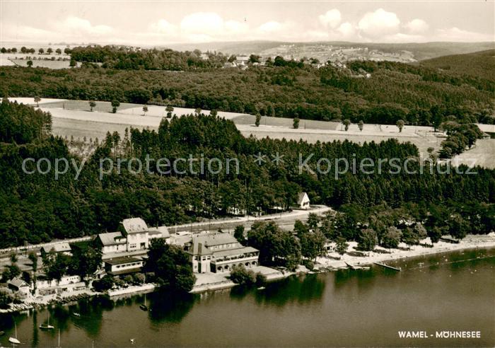 Wamel Moehnesee Hotel Strandhof Fliegeraufnahme