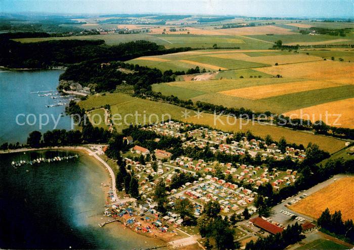 Moehnesee ADAC Campingplatz Yachtschule Fliegeraufnahme