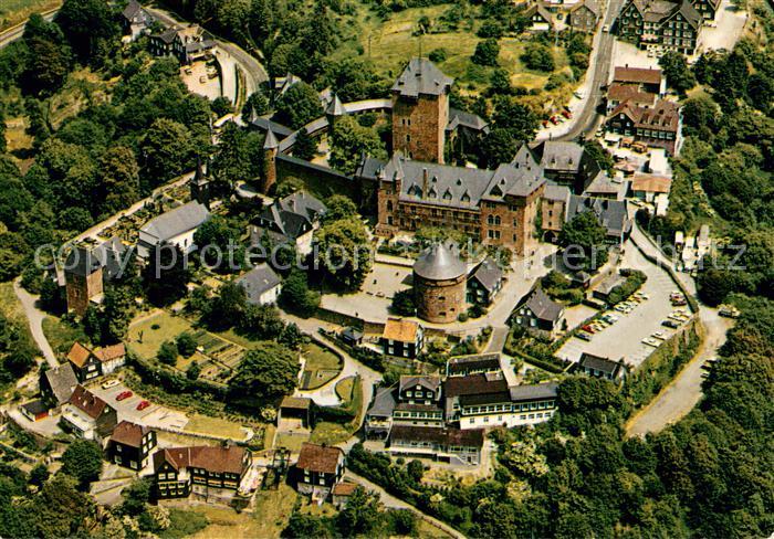 Burg Wupper Schloss Bergisches Land Fliegeraufnahme