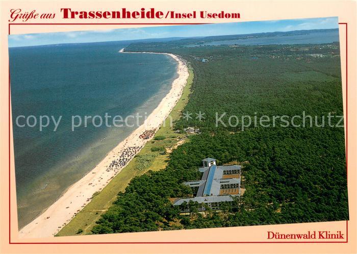 Trassenheide Usedom Duenenwald Klinik Fliegeraufnahme