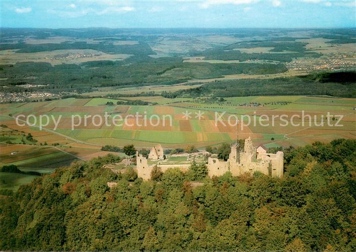 Kuessaberg Kuessaburg Schwarzwald Fliegeraufnahme