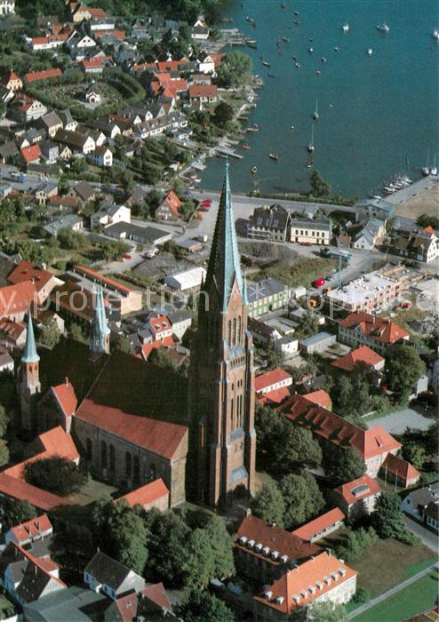 Schleswig Holstein St. Petri Dom zu Schleswig Fliegeraufnahme
