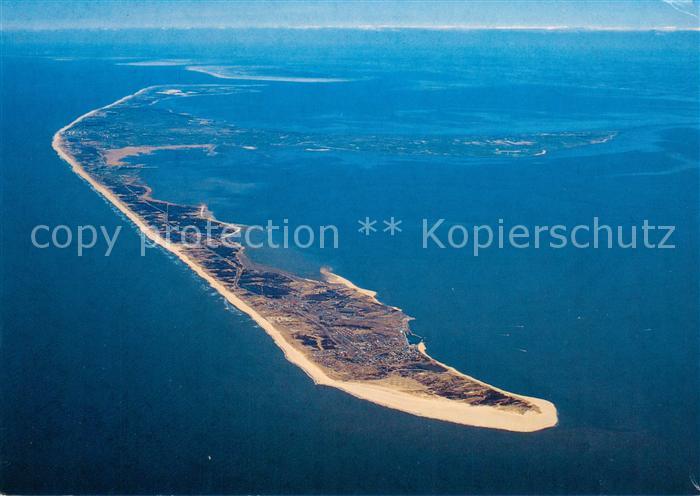 Insel Sylt Fliegeraufnahme aus 4000 m Hoehe