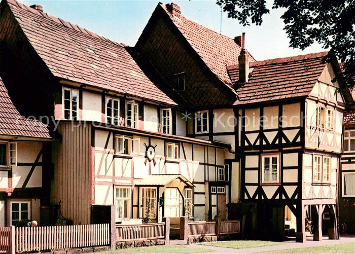 Dassel Solling Pfeiler-Haus auf dem Kirchplatz