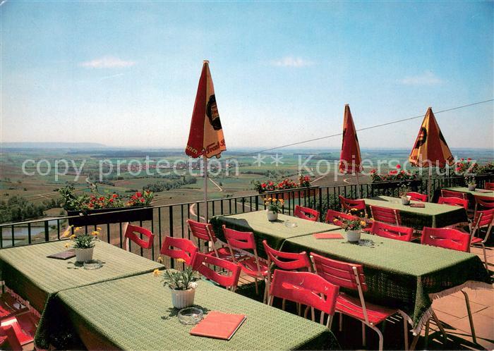 Handthal Schweinfurt Weingut Stollberg Restaurant Terrasse Fernsicht