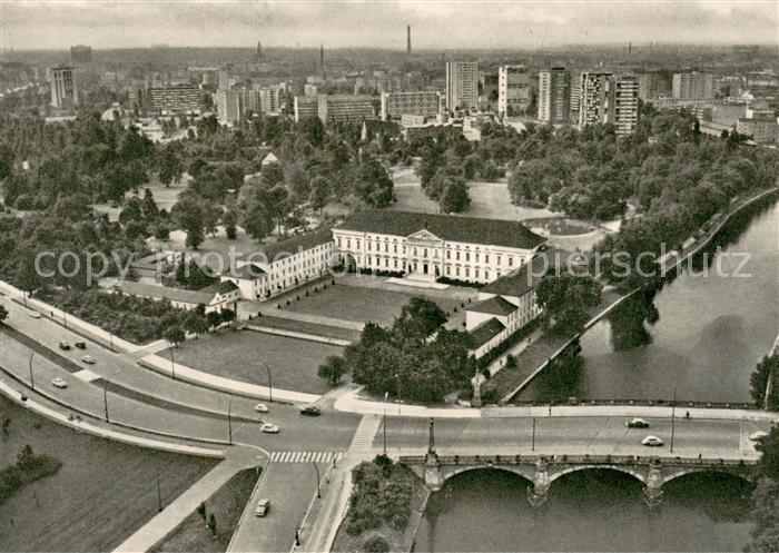 BERLIN CITY Schloss Bellevue mit Hansaviertel Fliegeraufnahme