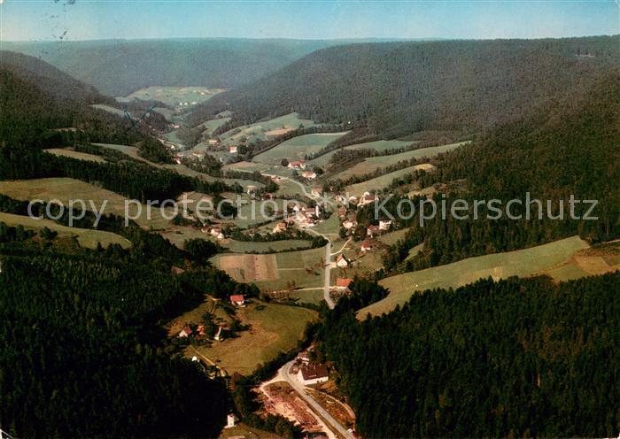 Reinerzau Fliegeraufnahme mit Bahnstation Schenkenzell