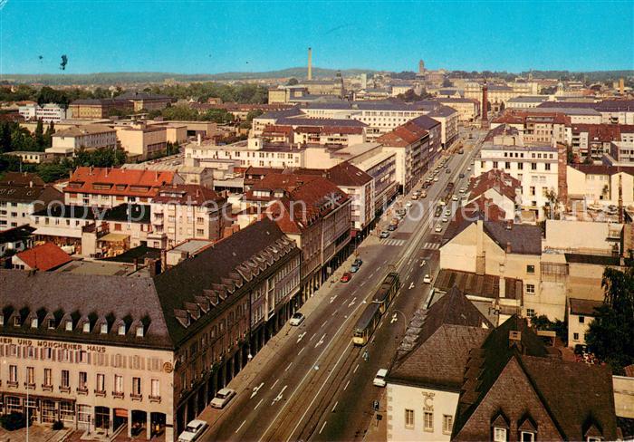 Darmstadt Stadtblick Rheinstrasse