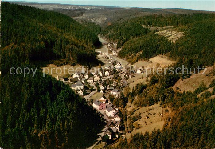 Duerrenwaid im Frankenwald Fliegeraufnahme