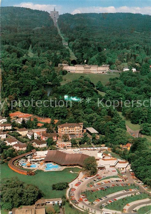 Wilhelmshoehe Kassel Kurhessen Therme Fliegeraufnahme