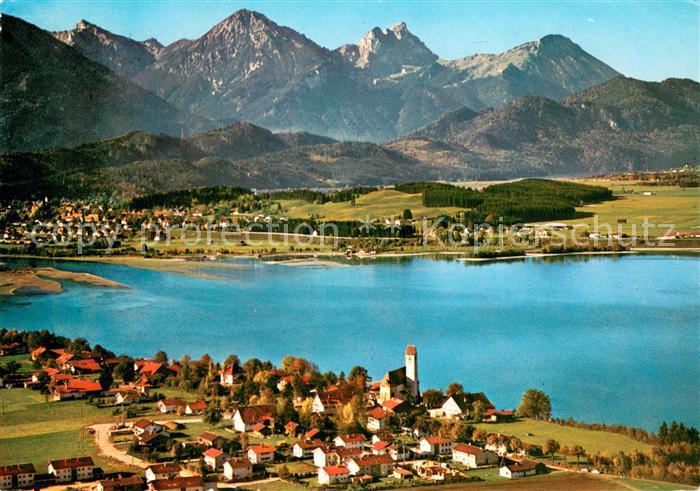 Waltenhofen Schwangau mit Forggensee und Allgaeuer Alpen