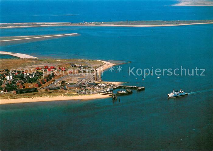 SYLT Insel Schleswig-Holstein Lister Hafen mit Ellbogen Fliegeraufnahme