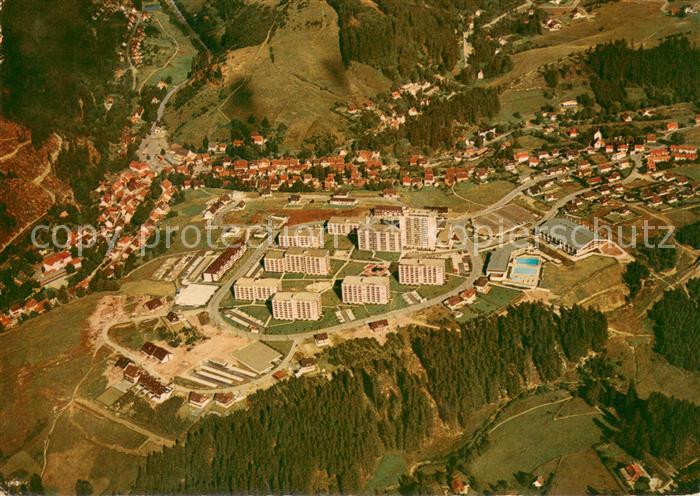 Altenau Harz Glockenberg und Stadt Fliegeraufnahme